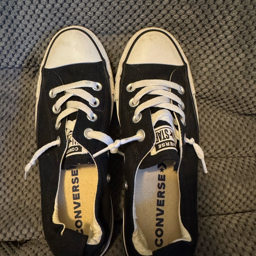 Converse Black Slip-on Sneakers